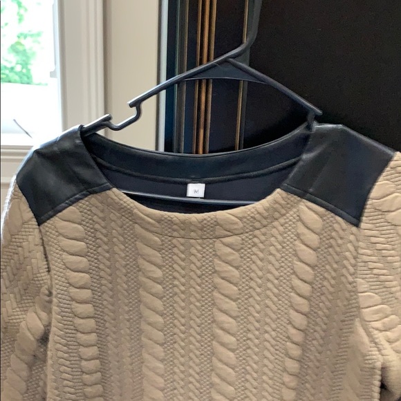 Leather Twill Dress - Picture 3 of 4